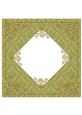 Fancy Frame 8x8 Blank Card Front - Earthy Shade