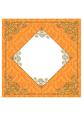 Fancy Frame 8x8 Blank Card Front - Earthy Shade