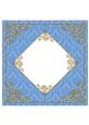 Fancy Frame 8x8 Blank Card Front - Rich Shade