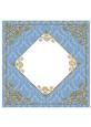 Fancy Frame 8x8 Blank Card Front - Rich Shade