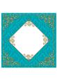 Fancy Frame 8x8 Blank Card Front - Rich Shade