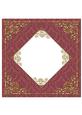 Fancy Frame 8x8 Blank Card Front - Rich Shade