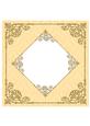 Fancy Frame 8x8 Blank Card Front - Rich Shade