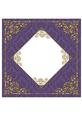 Fancy Frame 8x8 Blank Card Front - Rich Shade