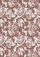 Vintage Rose A4 Backing Paper - Earthy Shade