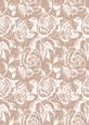 Vintage Rose A4 Backing Paper - Earthy Shade