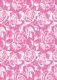 Vintage Rose A4 Backing Paper - Rich Shade
