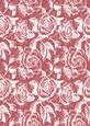 Vintage Rose A4 Backing Paper - Rich Shade