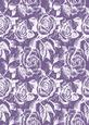 Vintage Rose A4 Backing Paper - Rich Shade