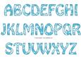 Vintage Rose Alphabet - Bright Shade