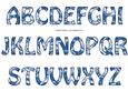 Vintage Rose Alphabet - Bright Shade