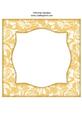 Vintage Rose 8x8 Blank Card Front - Earthy Shade