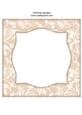 Vintage Rose 8x8 Blank Card Front - Earthy Shade