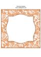 Vintage Rose 8x8 Blank Card Front - Earthy Shade