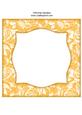 Vintage Rose 8x8 Blank Card Front - Earthy Shade