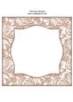 Vintage Rose 8x8 Blank Card Front - Earthy Shade