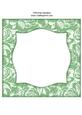 Vintage Rose 8x8 Blank Card Front - Earthy Shade