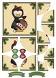 Christmas Penguin & Ornament Corner Stacker