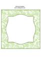 Vintage Rose 8x8 Blank Card Front - Bright Shade