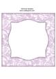 Vintage Rose 8x8 Blank Card Front - Bright Shade
