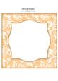 Vintage Rose 8x8 Blank Card Front - Bright Shade