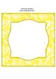 Vintage Rose 8x8 Blank Card Front - Bright Shade