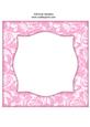 Vintage Rose 8x8 Blank Card Front - Bright Shade