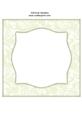 Vintage Rose 8x8 Blank Card Front - Bright Shade