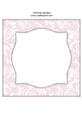 Vintage Rose 8x8 Blank Card Front - Subtle Shade