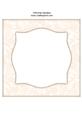 Vintage Rose 8x8 Blank Card Front - Subtle Shade