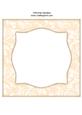 Vintage Rose 8x8 Blank Card Front - Subtle Shade