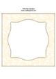 Vintage Rose 8x8 Blank Card Front - Subtle Shade