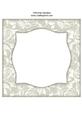 Vintage Rose 8x8 Blank Card Front - Subtle Shade