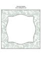 Vintage Rose 8x8 Blank Card Front - Subtle Shade