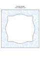 Vintage Rose 8x8 Blank Card Front - Subtle Shade
