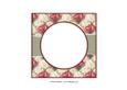 Beautiful 6x6 Torn Strip Vintage Roses Insert