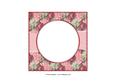 Beautiful 6x6 Torn Strip Vintage Roses Insert