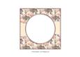 Beautiful 6x6 Torn Strip Vintage Roses Insert