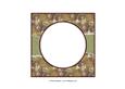 Beautiful 6x6 Torn Strip Vintage Roses Insert