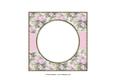Beautiful 6x6 Torn Strip Vintage Roses Insert
