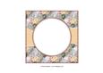 Beautiful 6x6 Torn Strip Vintage Flowers Insert