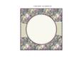 Beautiful 6x6 Torn Strip Vintage Roses Insert