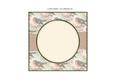 Beautiful 6x6 Torn Strip Vintage Bird Insert