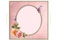 Beautiful Roses & Butterflies Insert