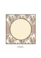 Beautiful 6x6 Torn Strip Christmas Robins Insert