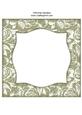 Vintage Rose 8x8 Blank Card Front - Rich Shade