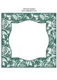 Vintage Rose 8x8 Blank Card Front - Rich Shade