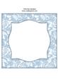 Vintage Rose 8x8 Blank Card Front - Rich Shade