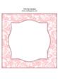 Vintage Rose 8x8 Blank Card Front - Rich Shade