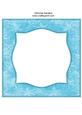 Snow Flurry 8x8 Blank Card Front - Bright Shade